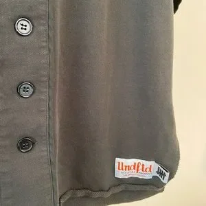 トップス UNDEFEATED Washed Twill Baseball Jersey Undefeated | Shirts | Undefeated Black Washed Twill Baseball
